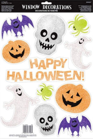 Stickers pailletés Halloween