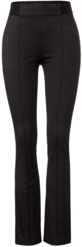 Pantalon noir coupe skinny à paillettes Street One Hope